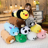 Funny animal Plush Pillow Cute cartoon plush toy cloth Panda/pig/frog/chicken/sea lion Suitable for adults/children