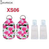 Hand Sanitizer Keychain Holder Travel Bottle Refillable Containers 30ml Flip Cap Reusable Bottles with Keychain Carrier