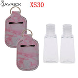 Hand Sanitizer Keychain Holder Travel Bottle Refillable Containers 30ml Flip Cap Reusable Bottles with Keychain Carrier