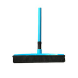 Rubber Broom Pet Hair Lint Removal Device Telescopic Bristles Magic Clean Sweeper Squeegee Scratch Bristle Long Push Broom